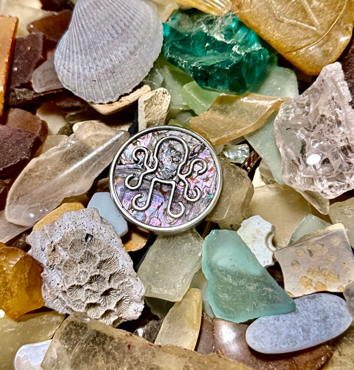 Customer photo review of NACRE Golf Ball Marker