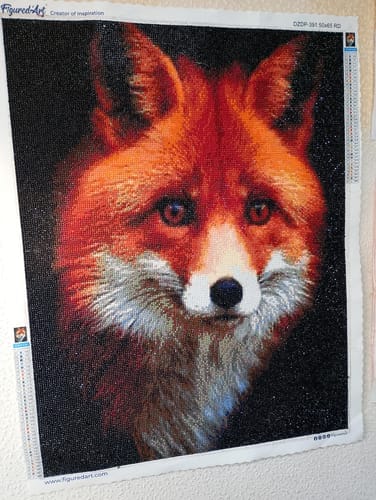 Customer photo review of Broderie Diamant - Petit Renard