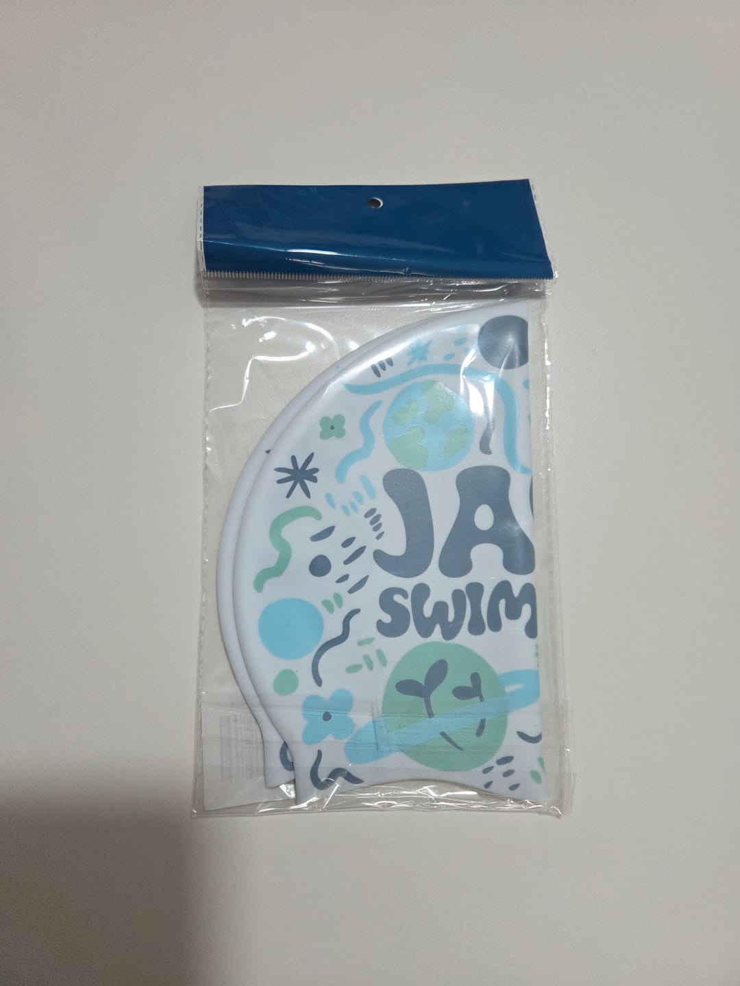 Customer photo review of JAYD Swim Cap - Lost In Space