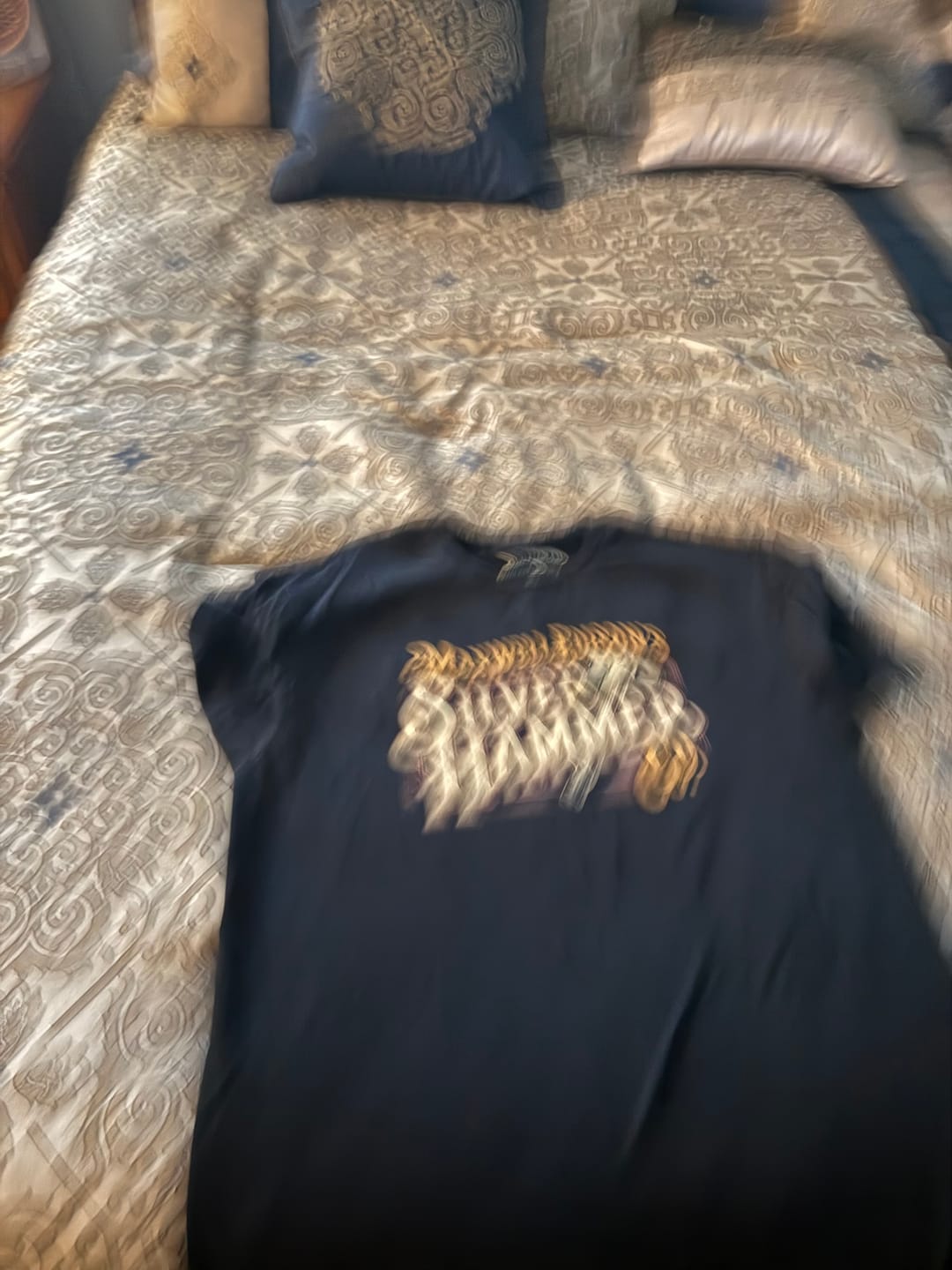 Customer photo review of Floral Kettlebell T-Shirt