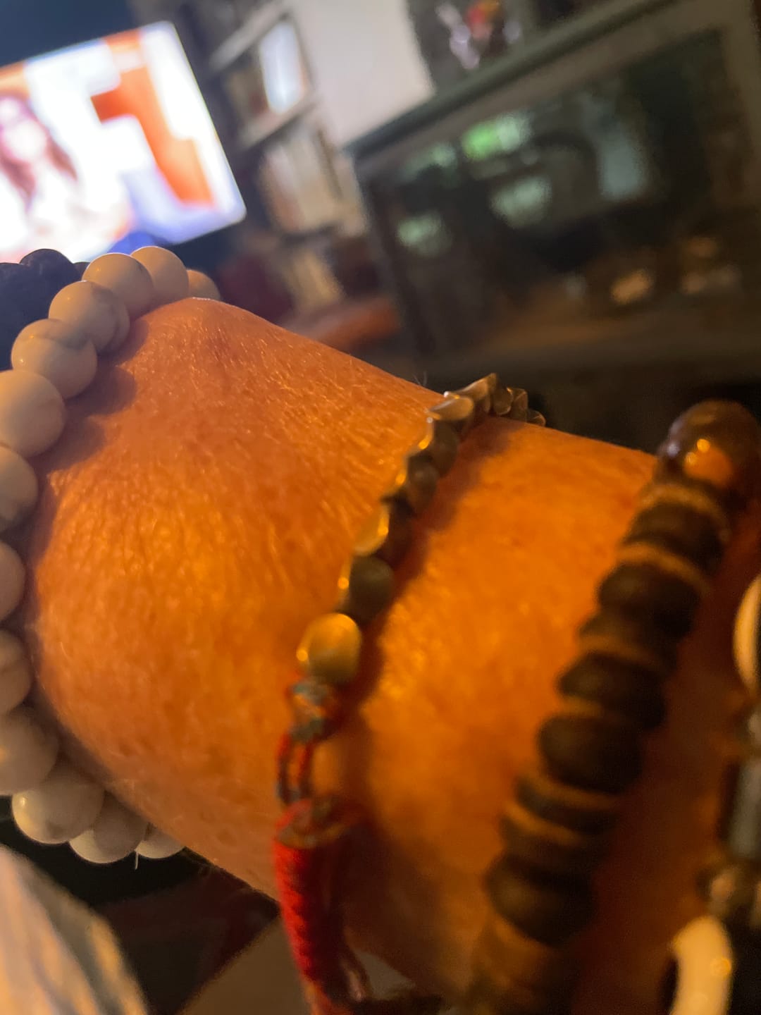 Customer photo review of Bracelet Tibétain Porte-Bonheur