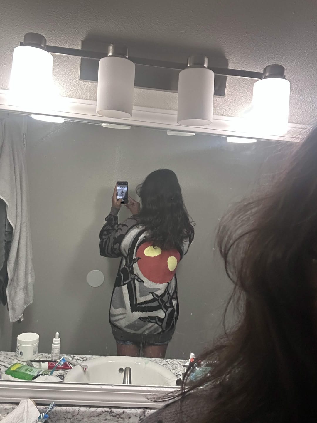 Customer photo review of Flatwoods Monster Cardigan