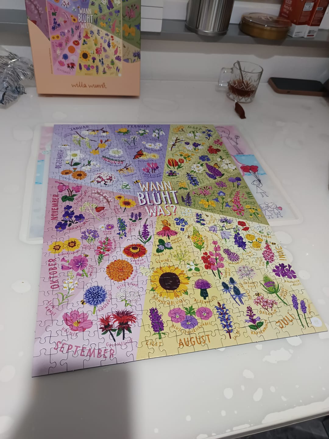 Customer photo review of Blütezeit Puzzle