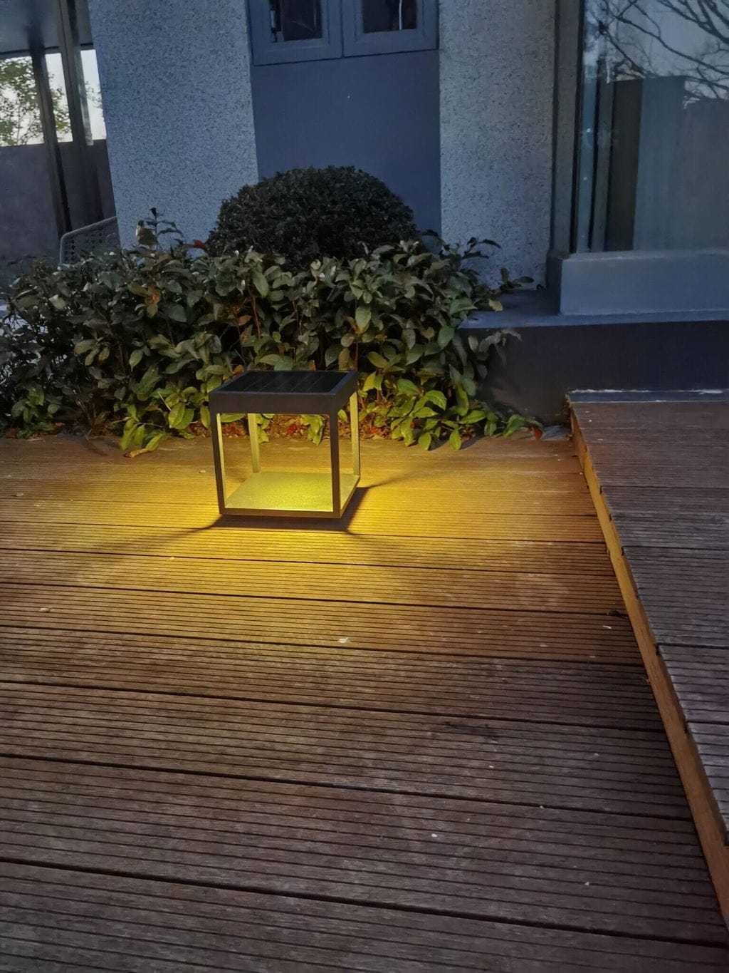 Customer photo review of Outdoor Post Light, Stainless Steel, IP65 Waterproof, Integrated LED