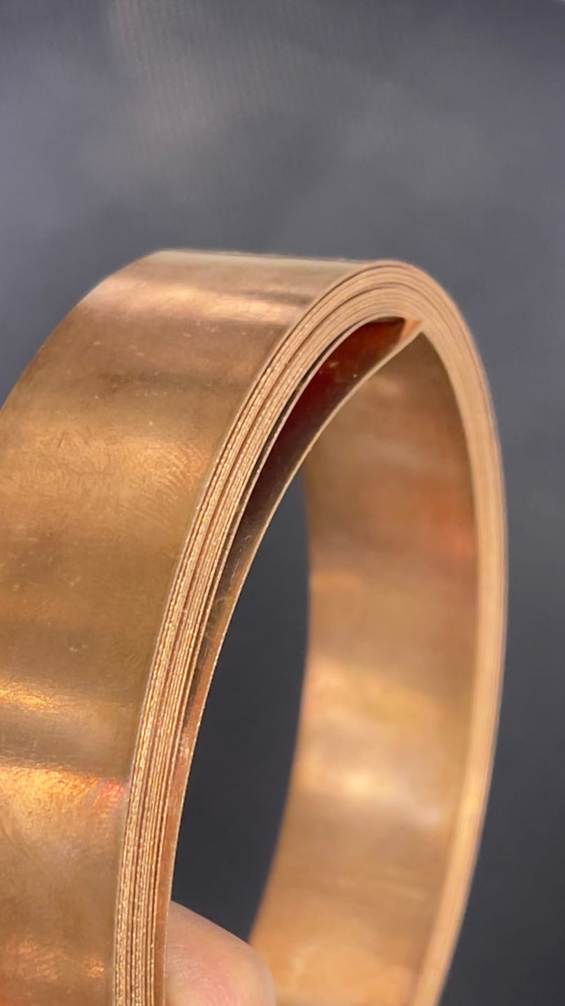 Customer photo review of Pure Copper Metal Strip – Vastu Remedy for North-East Toilet Dosh & Extension Corrections | Ideal for Walls, Floors & Doorways | 1 mm Thickness | 8-100 Feet Lengths