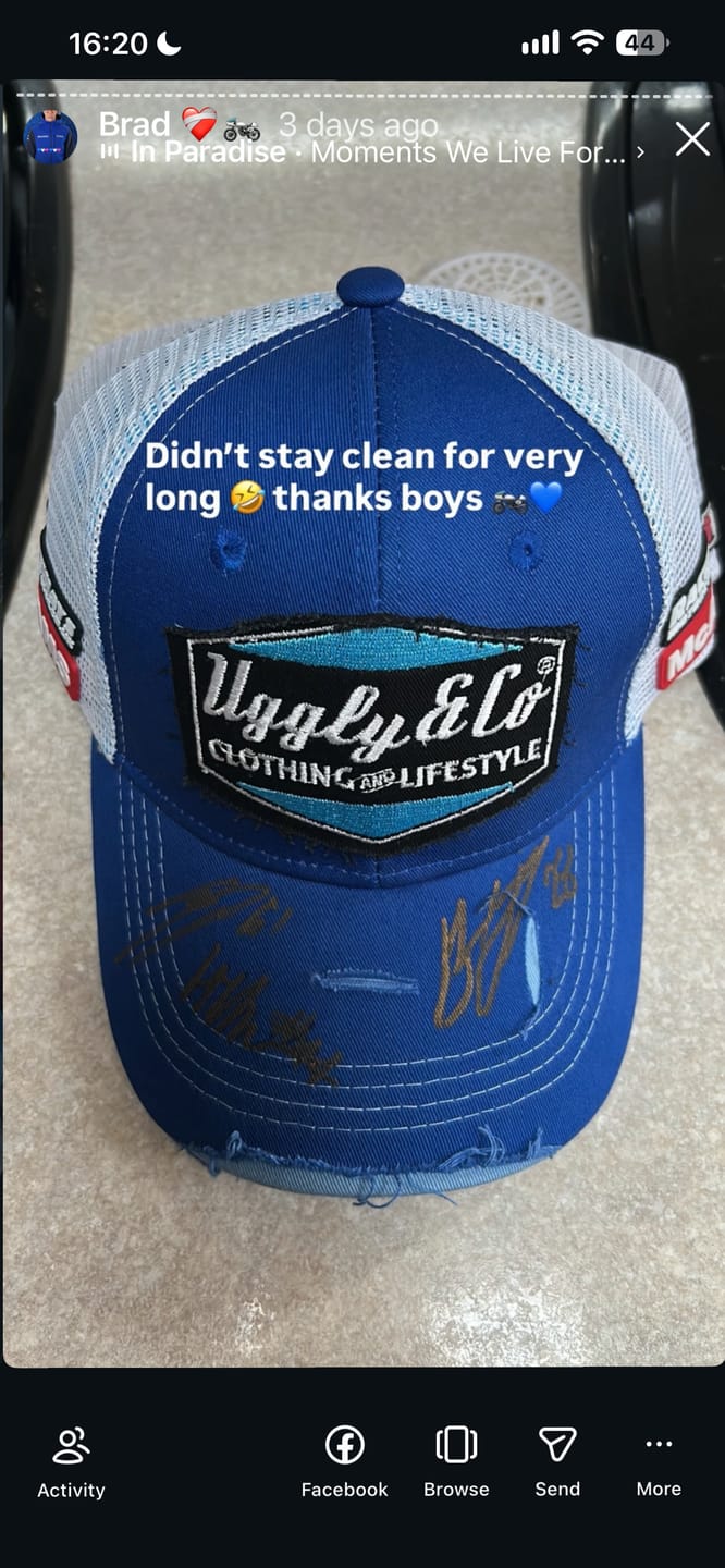 Customer photo review of Diamond Trucker Cap x McAMS Raceways