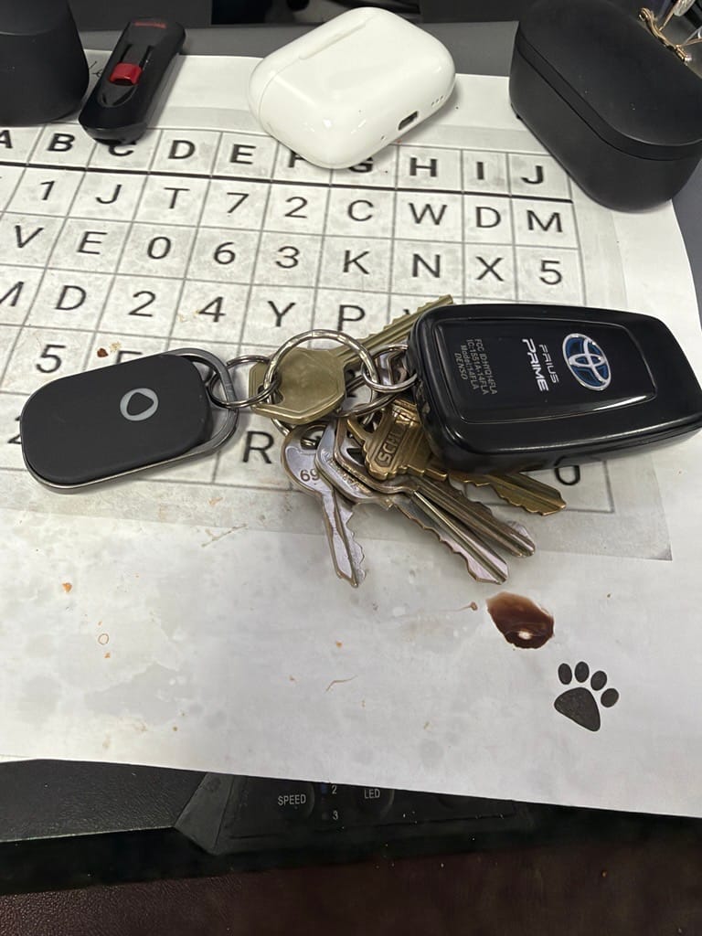 Customer photo review of Rechargeable Smart Tag