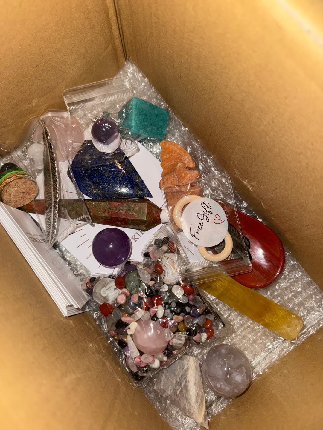Customer photo review of Crystal Abundance Scoop — 100% Certified Natural Crystals