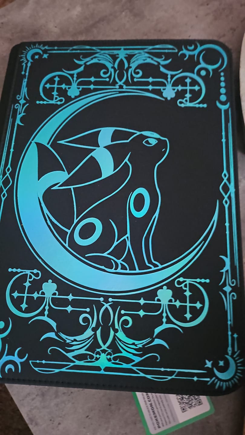 Customer photo review of Lunar Shadow Shiny 9-Pocket Trading Card Binder