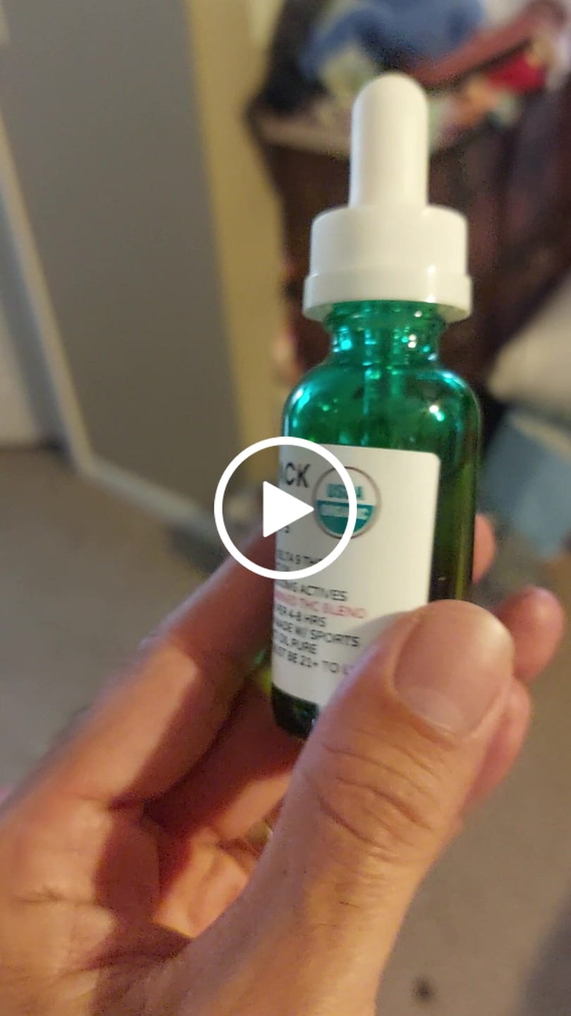 Customer video review of SoundPack THC Oil Tincture Drops 8000MG Watermelon Delta 8 9 THCP 30ml