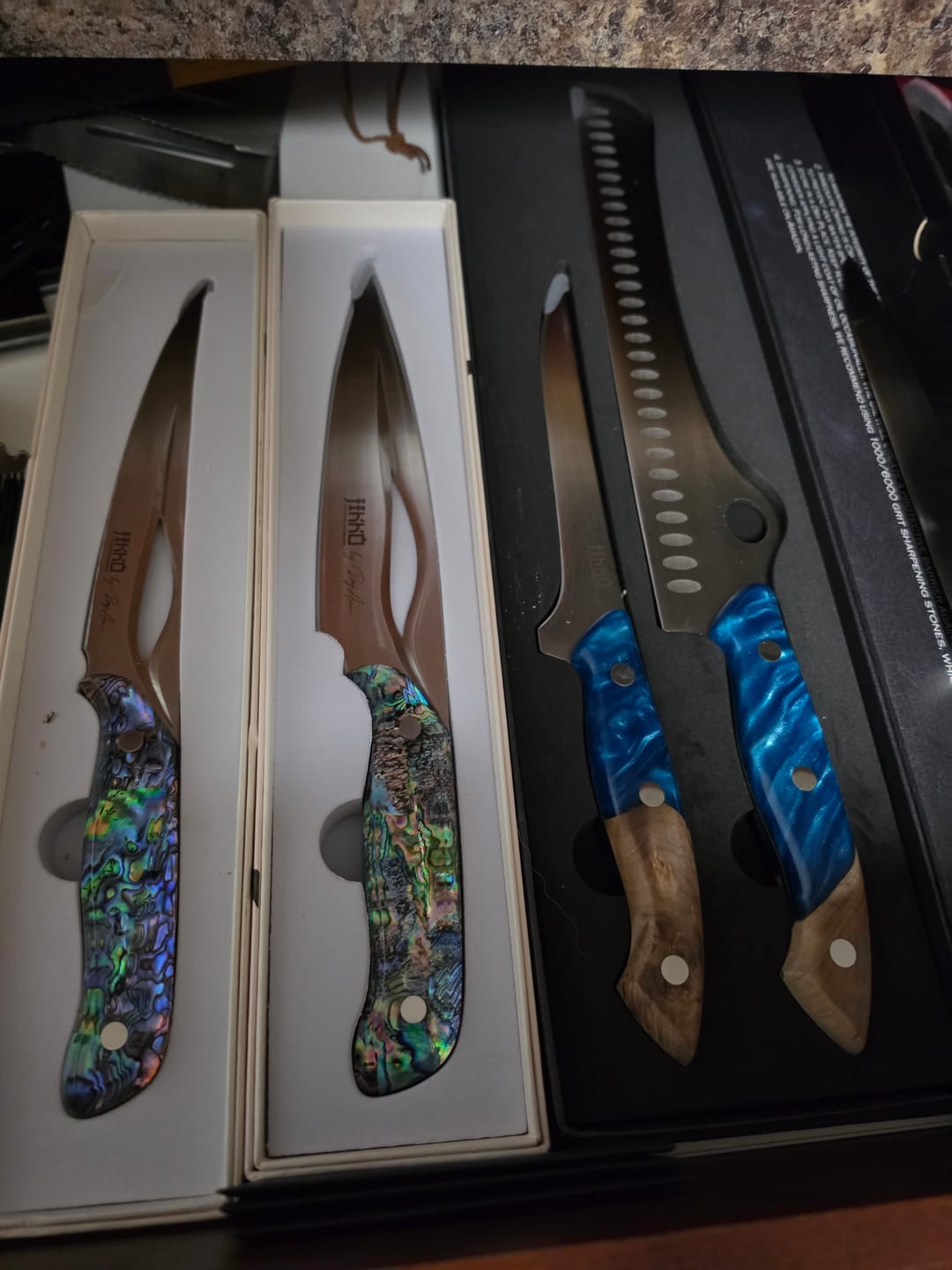 Customer photo review of The Pearl Eye Edition – Signature Knife by JIKKO®