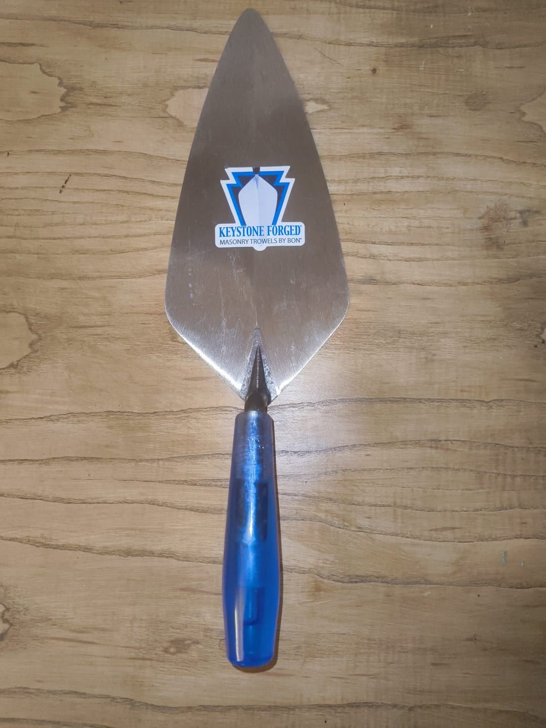 Customer photo review of Bon Tool Narrow London Brick Trowel - Plastic Handle