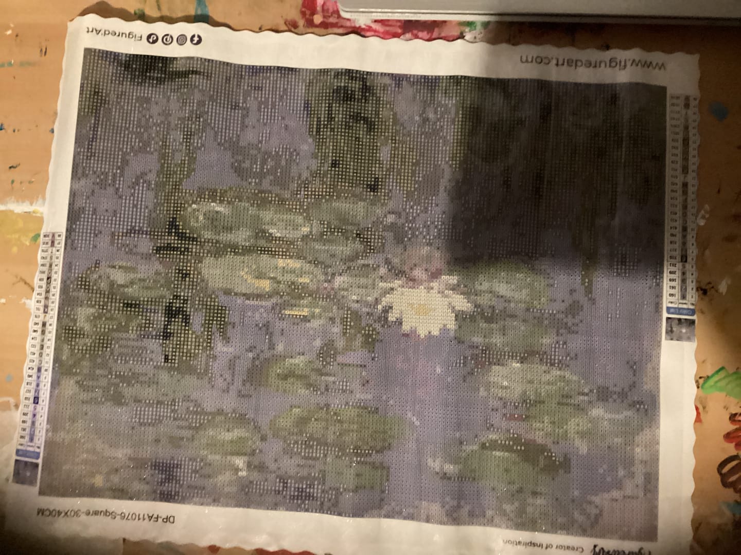 Customer photo review of Diamond Painting - Nymphéas, 1915 Musée Marmottan Paris