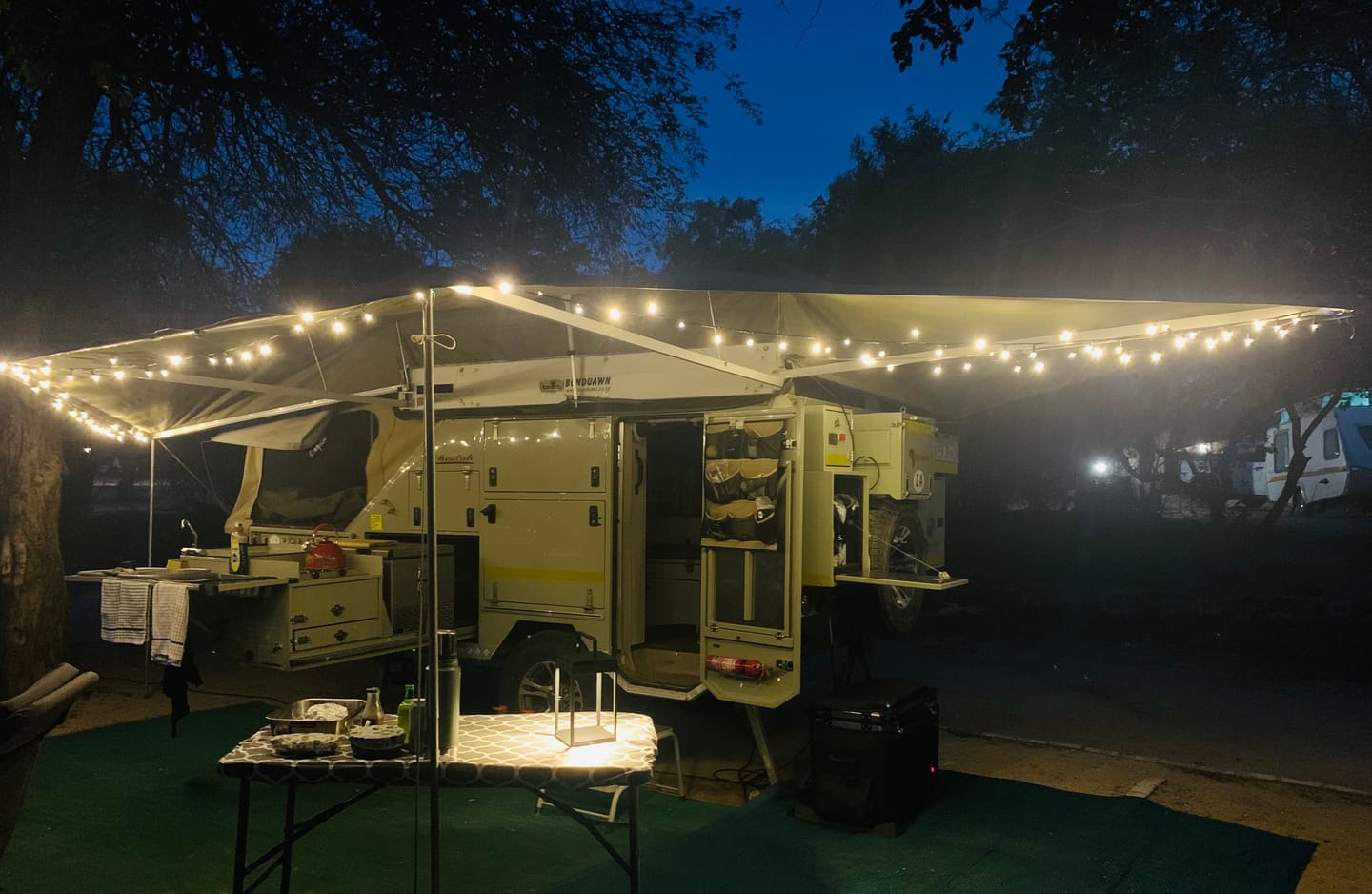 Customer photo review of Outdoor Heavy Duty Fairy Lights 10m Warm White - Black String