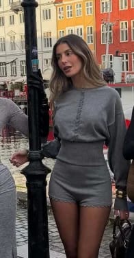 Customer photo review of Ellen Ribbed Knit Two-Piece Set