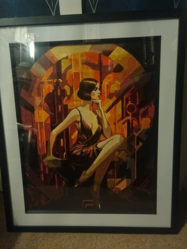 Customer photo review of Femme assise Art Déco
