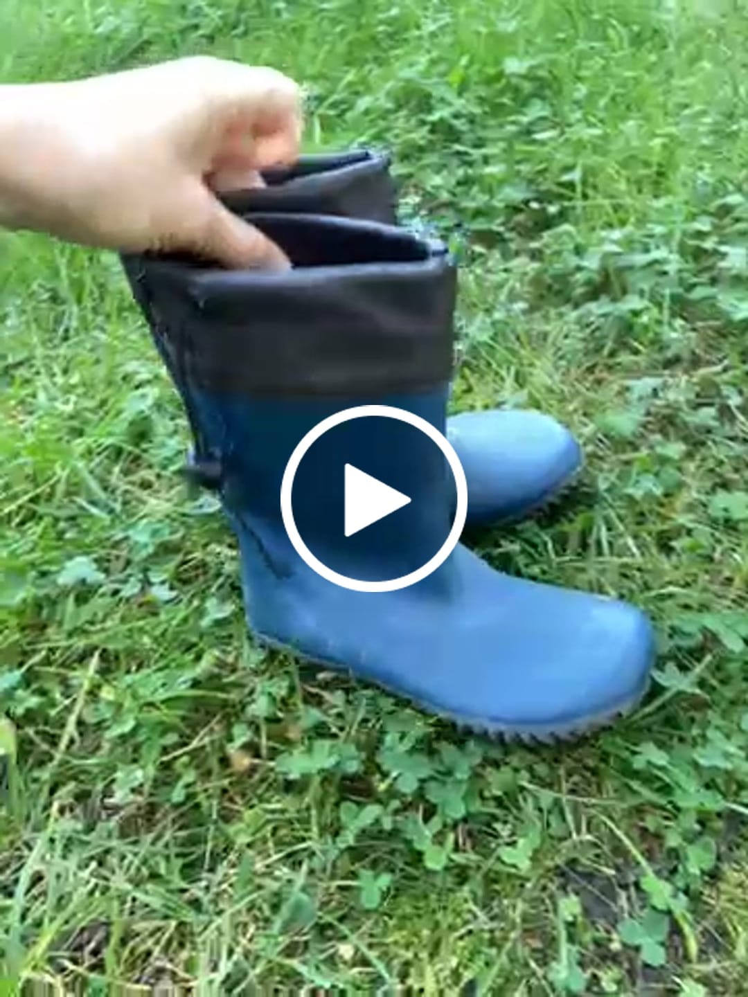 Customer video review of Kinder Brisk Ⅰ - Barfuß-Gummistiefel