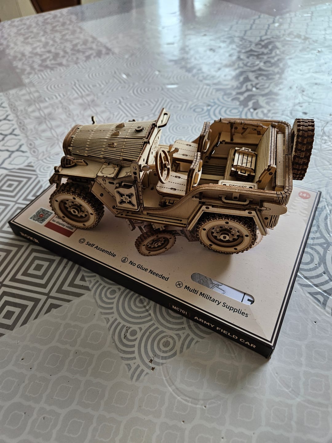 Customer photo review of Puzzle 3D bois | Jeep militaire 1940