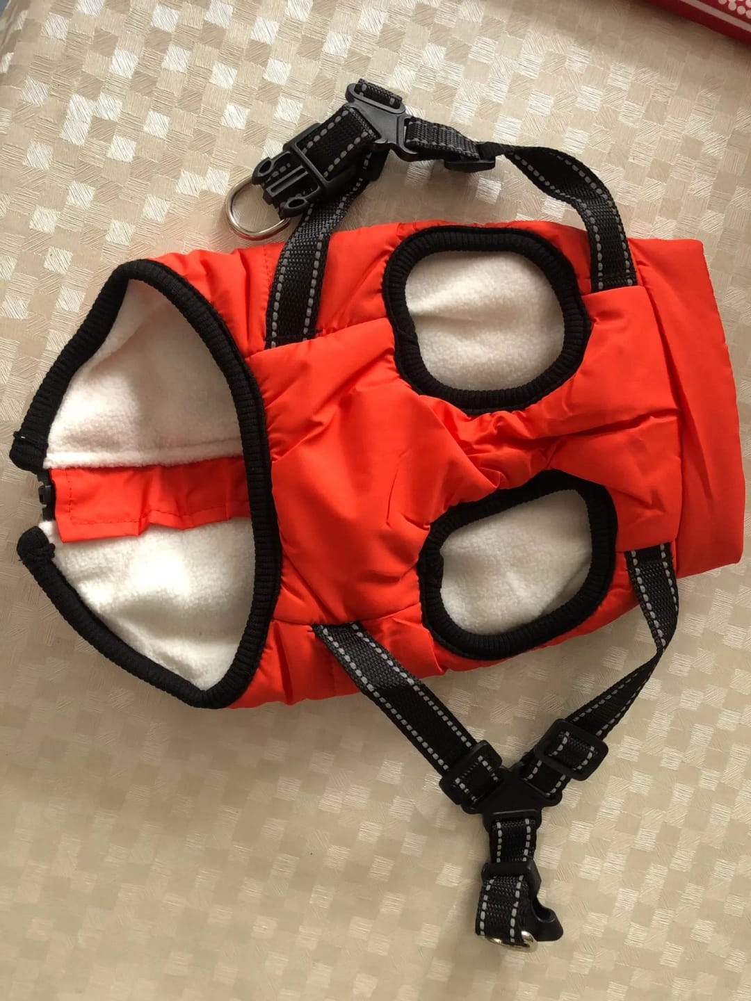 Customer photo review of Manteau imperméable pour Chien