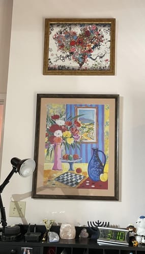 Customer photo review of Broderie Diamant - Coeur Graffiti