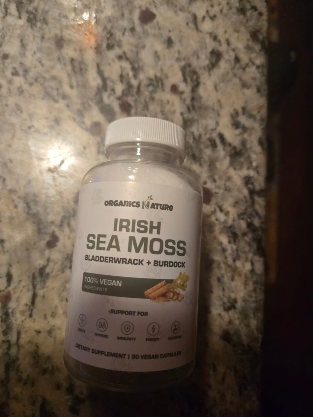 Customer photo review of Organic Irish Sea Moss With Bladderwrack and Burdock Root