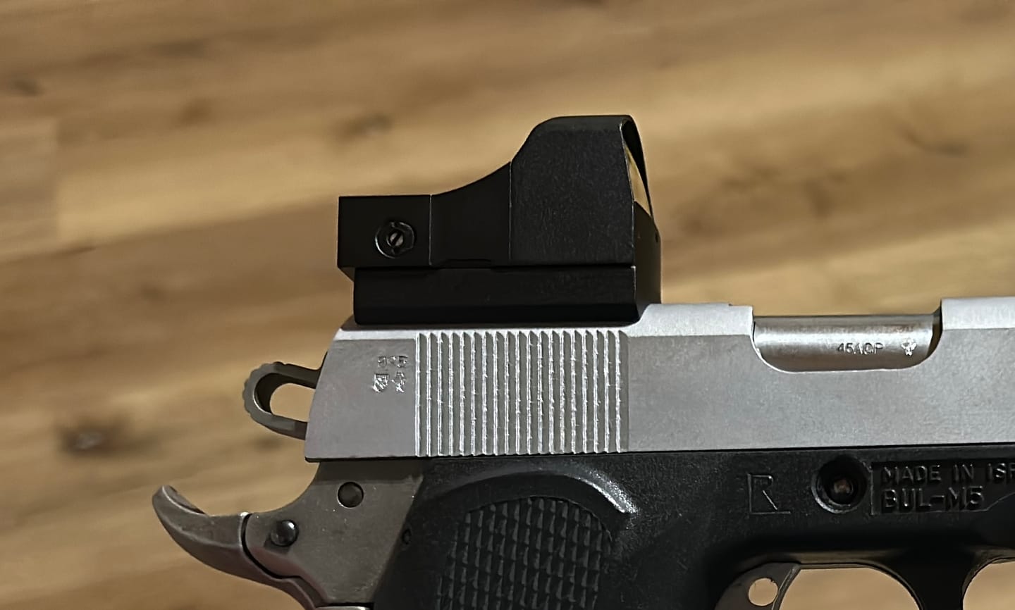 Customer photo review of Vector Optics SCRDM-02 M1911 Montage für Reflexvisiere mit TEK (Docter Sight) Footprint