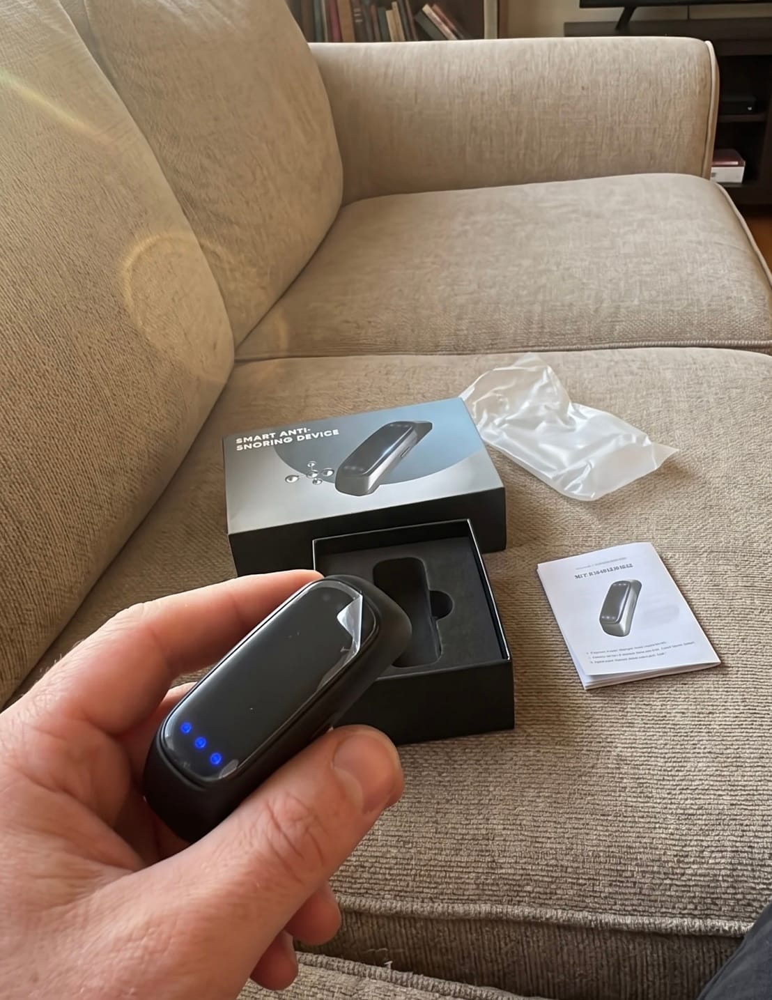 Customer photo review of EMS Anti-Snoring Device