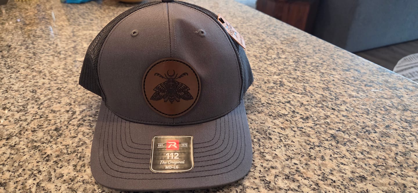 Customer photo review of Richardson 112 Custom Leather Patch Hats