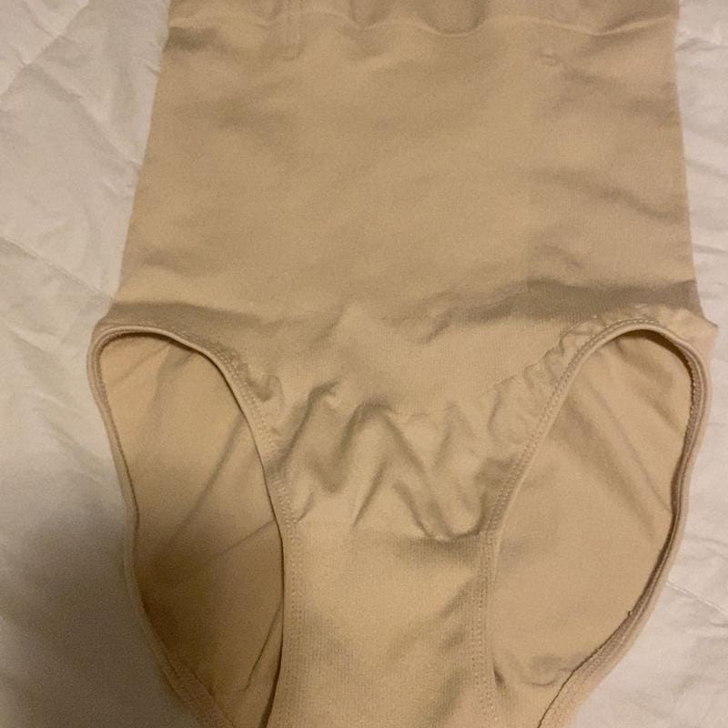 Customer photo review of Culotte taille haute à bandes croisées