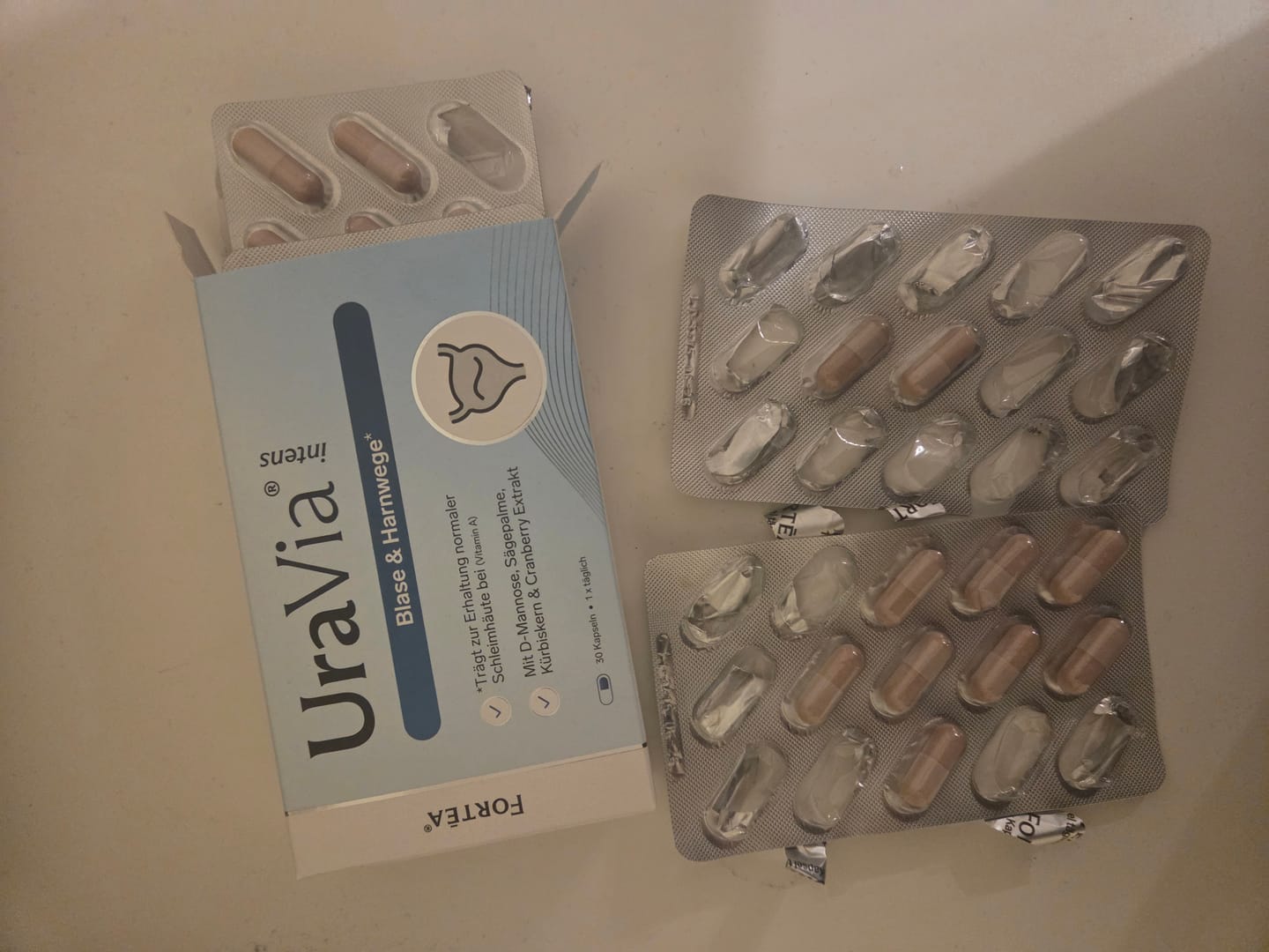 Customer photo review of UraVia® intens – Blase & Harnwege