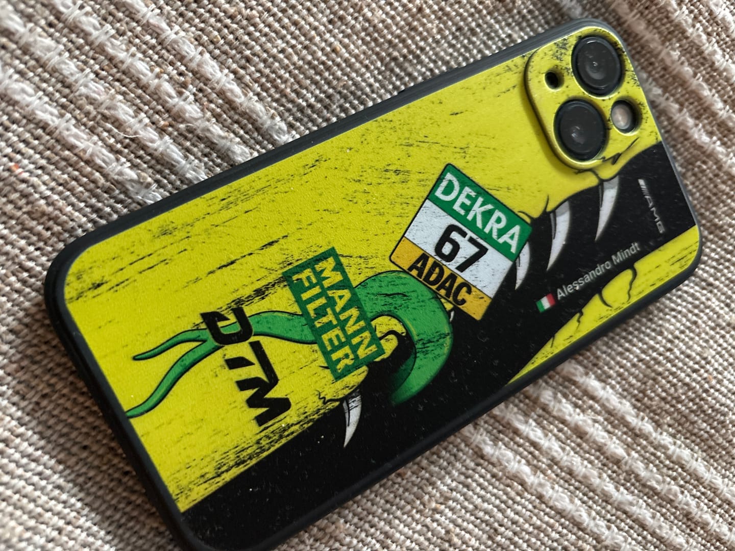 Customer photo review of AMG GT3 R Mamba 2026 Livery - Individuelle Handyhülle für iPhone