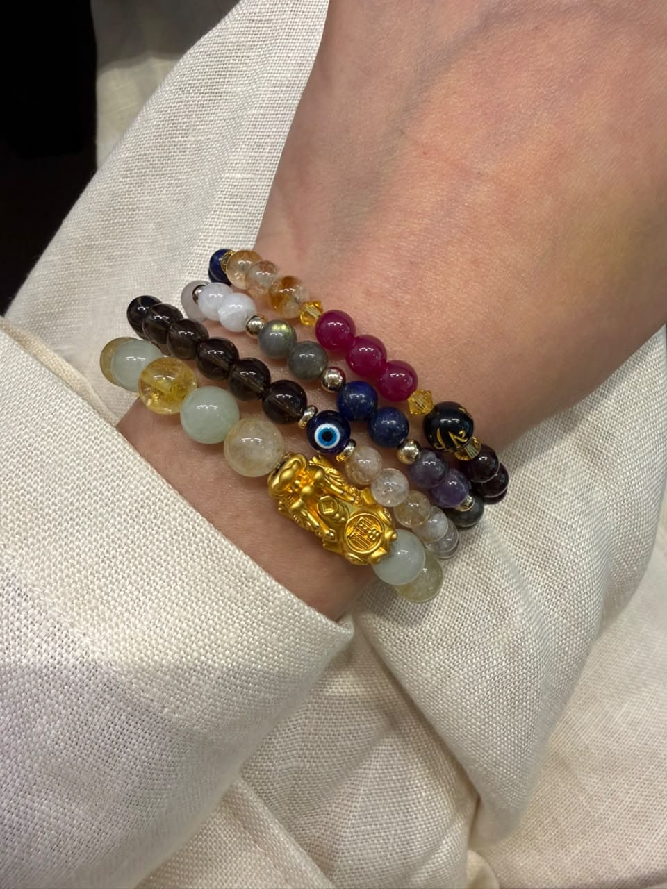 Customer photo review of 11:11 Wealth Multiplier REAL Gold Bracelet
