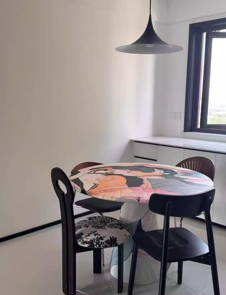 Customer photo review of Semi Pendant Light, Arch Spun Aluminium Shade, E26/E27, Hardwired