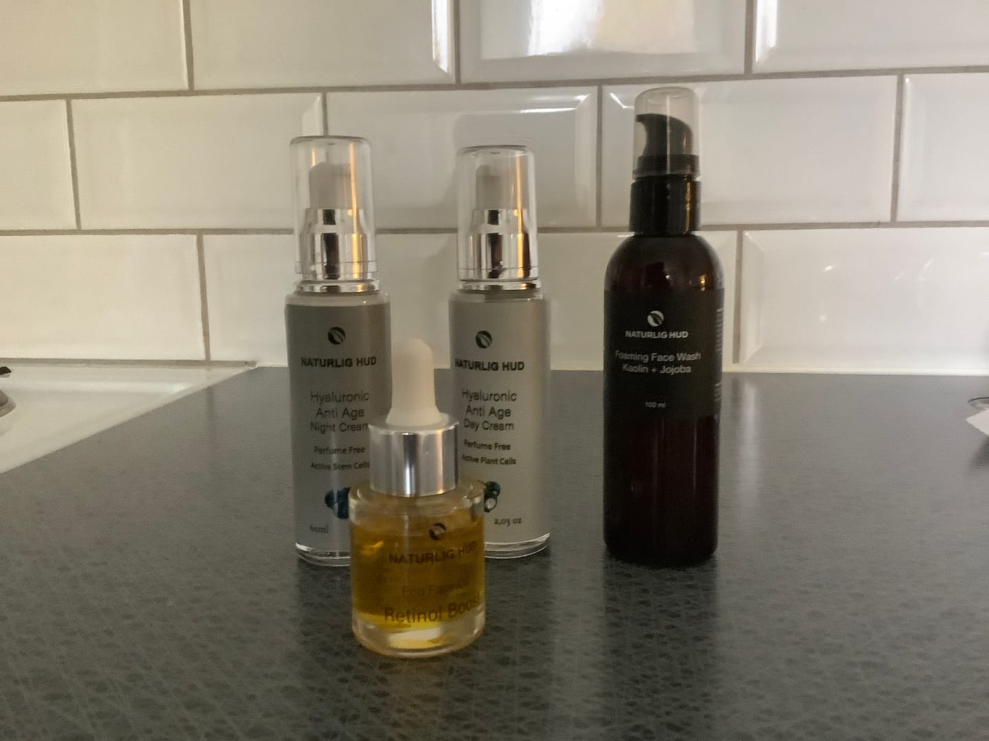 Customer photo review of 4-stegs Anti-Age Glowkit – Fastare Hud & Lyster