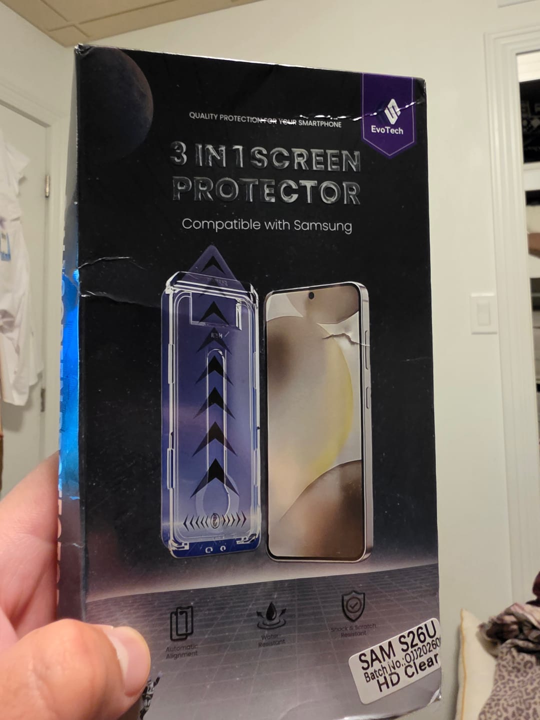 Customer photo review of 3 in 1 Screen Protector - Samsung-S