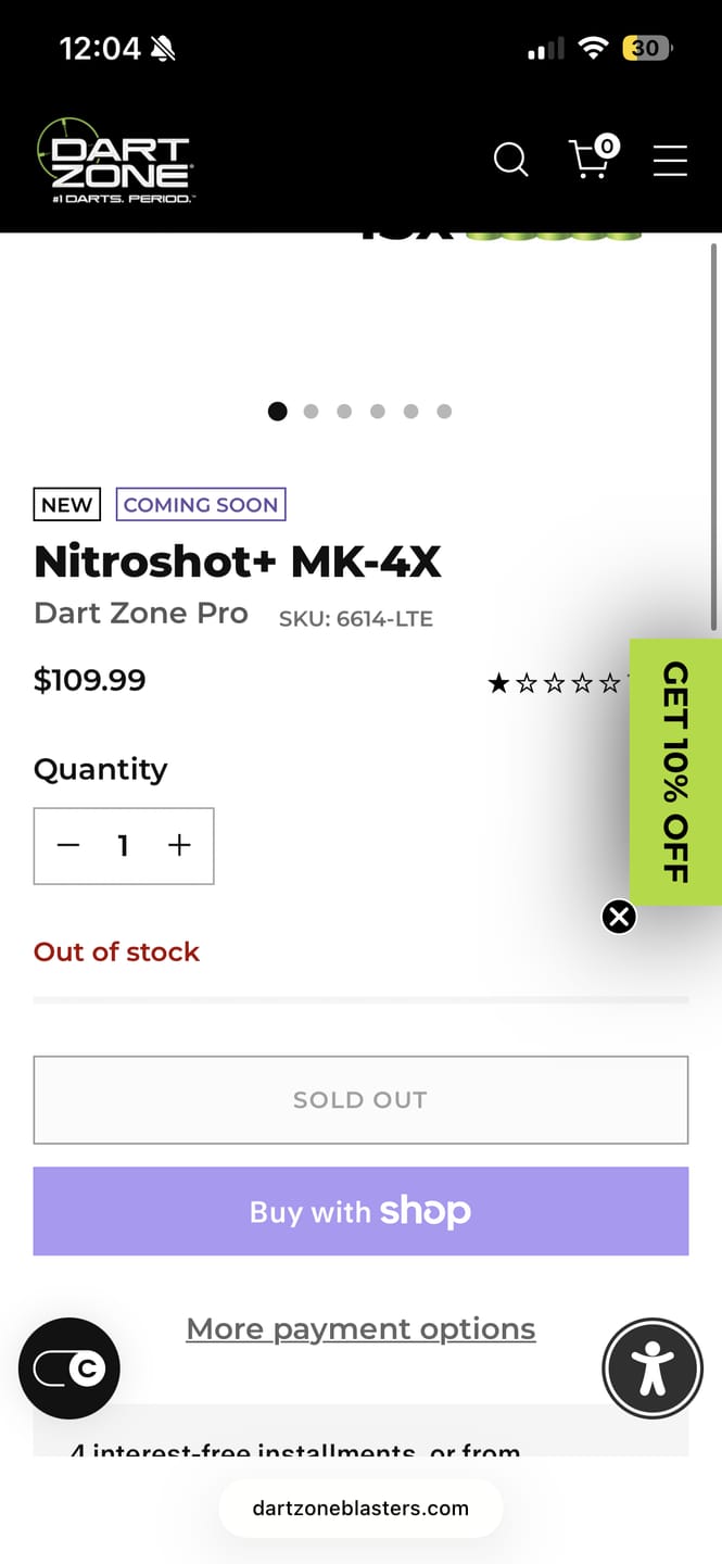 Customer photo review of Nitroshot+ MK-4X