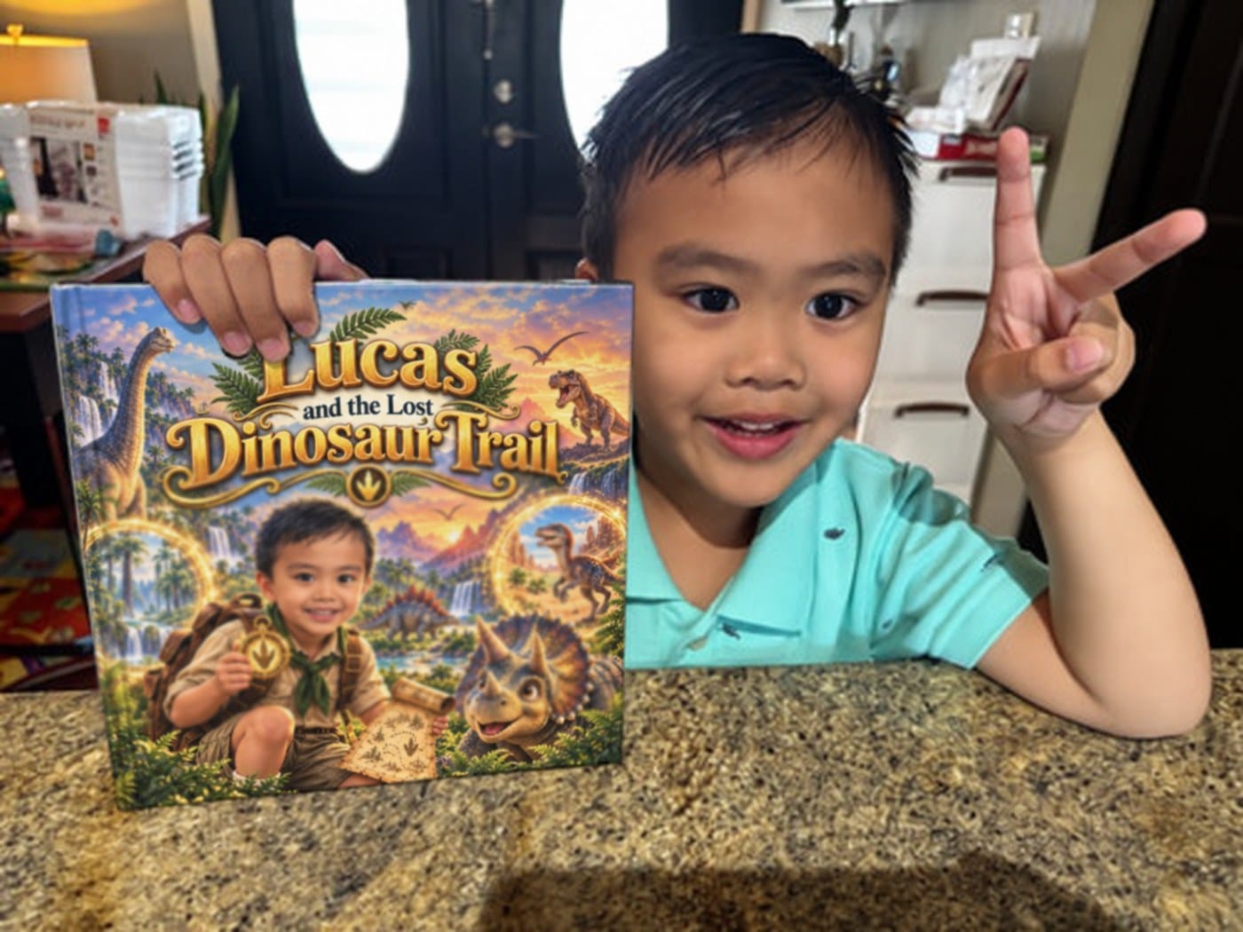 Customer photo review of Amelia and the Beast’s Enchanted Castle — Personalized Storybook