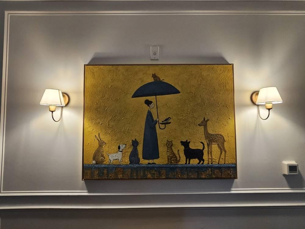 Customer photo review of Modern Folk Art｜Golden Animal Gathering