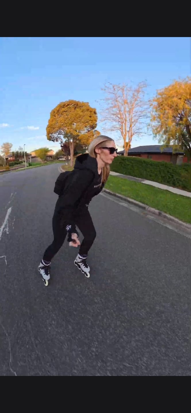 Customer photo review of Rollerblade Twister XT Grey Pearl Skates