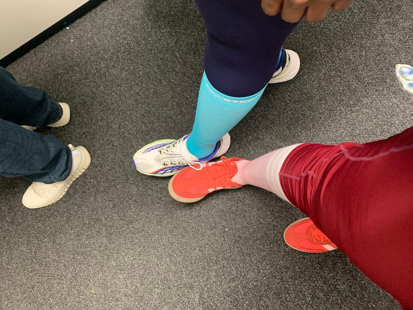 Customer photo review of NurseStrong Performance Compression Socks