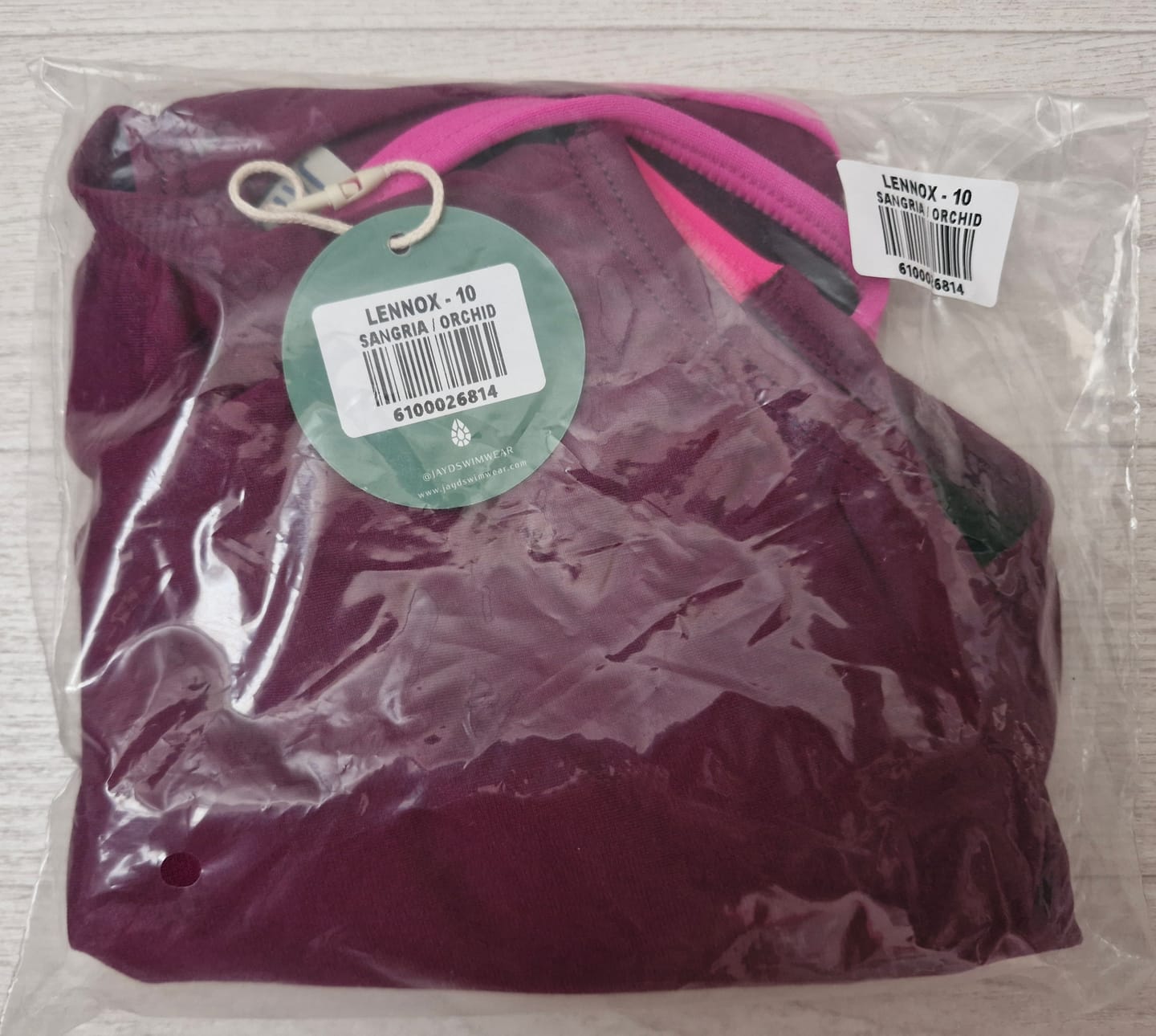 Customer photo review of LENNOX ONE PIECE - Sangria|Orchid