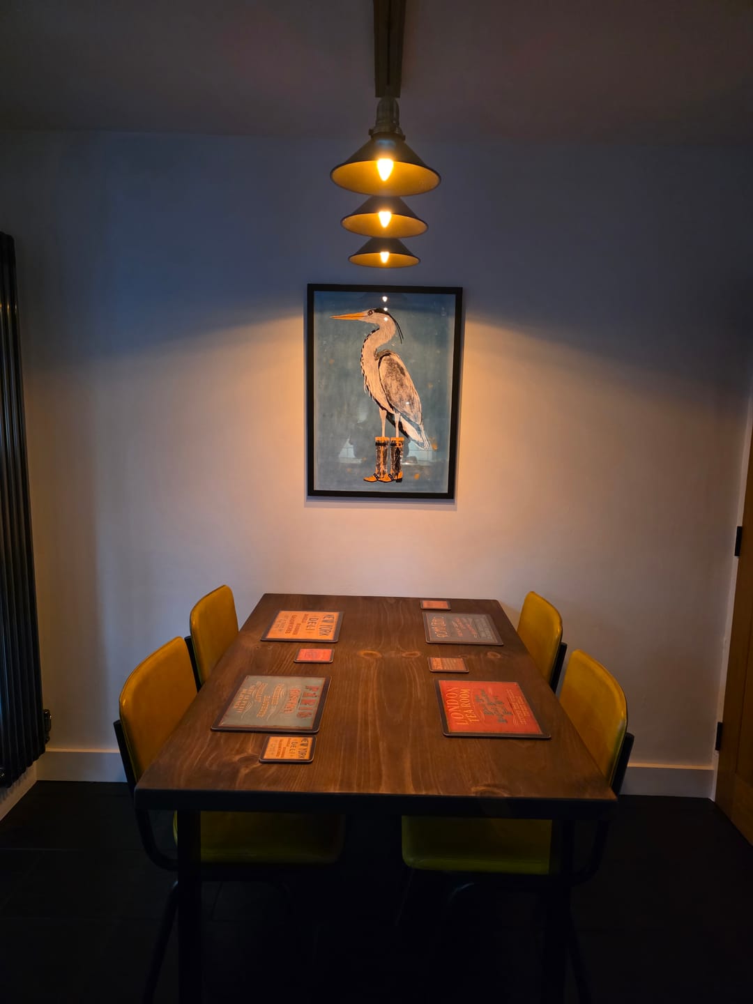 Customer photo review of Industrial Dining Table with Square Frame Leg