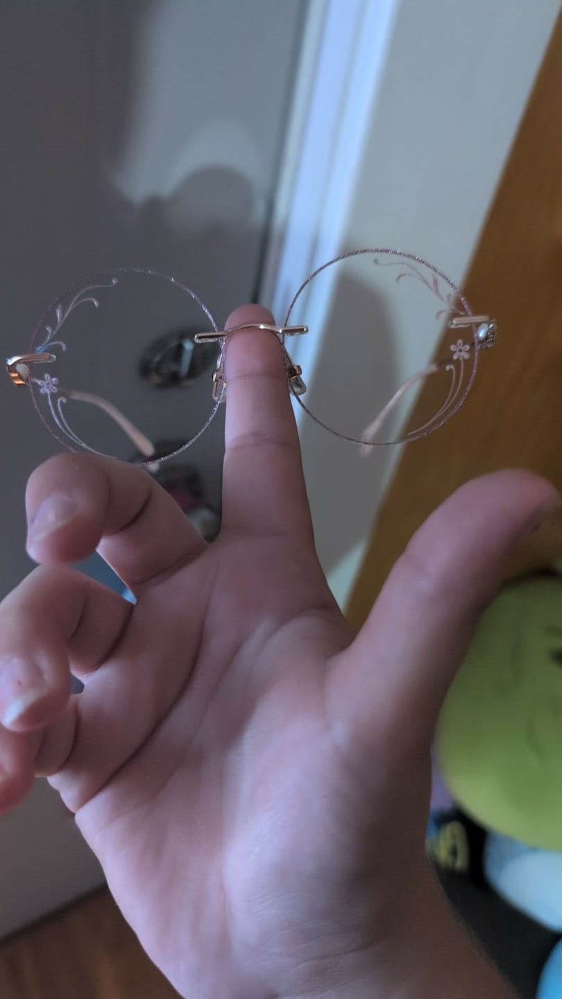 Customer photo review of Willow Eyeglasses