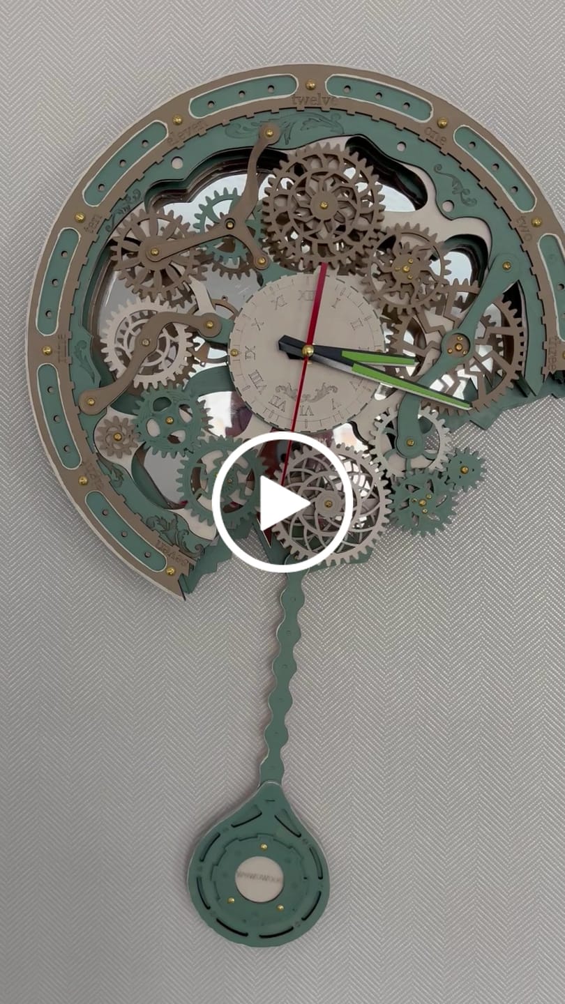 Customer video review of Wewowood Gear Clock 3D Wooden Puzzle