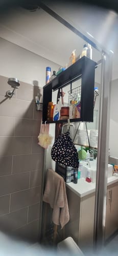 Customer photo review of Shower Shelf Caddy