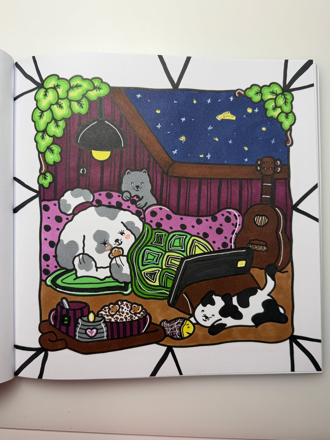 Customer photo review of Ohuhu Honolulu 320 Colors Dual Tips Alcohol Art Markers (New Color Codes)