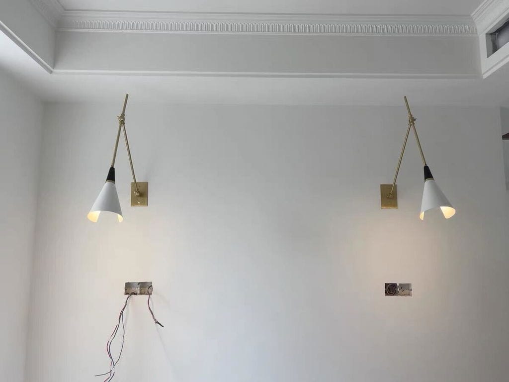 Customer photo review of Articulated Wall Light, Swivel Shade, Wall Sconce, 74 cm Long