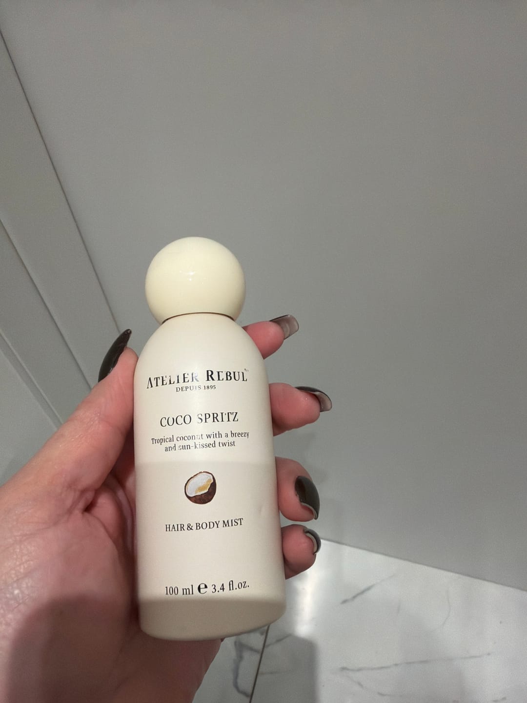 Customer photo review of Mocha Mood Hair & Body Mist 100ml