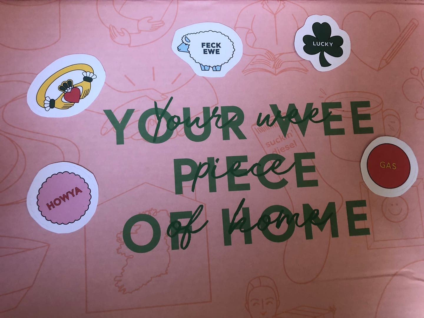 Customer photo review of Dublin Sticker Sheet | Born & Bred