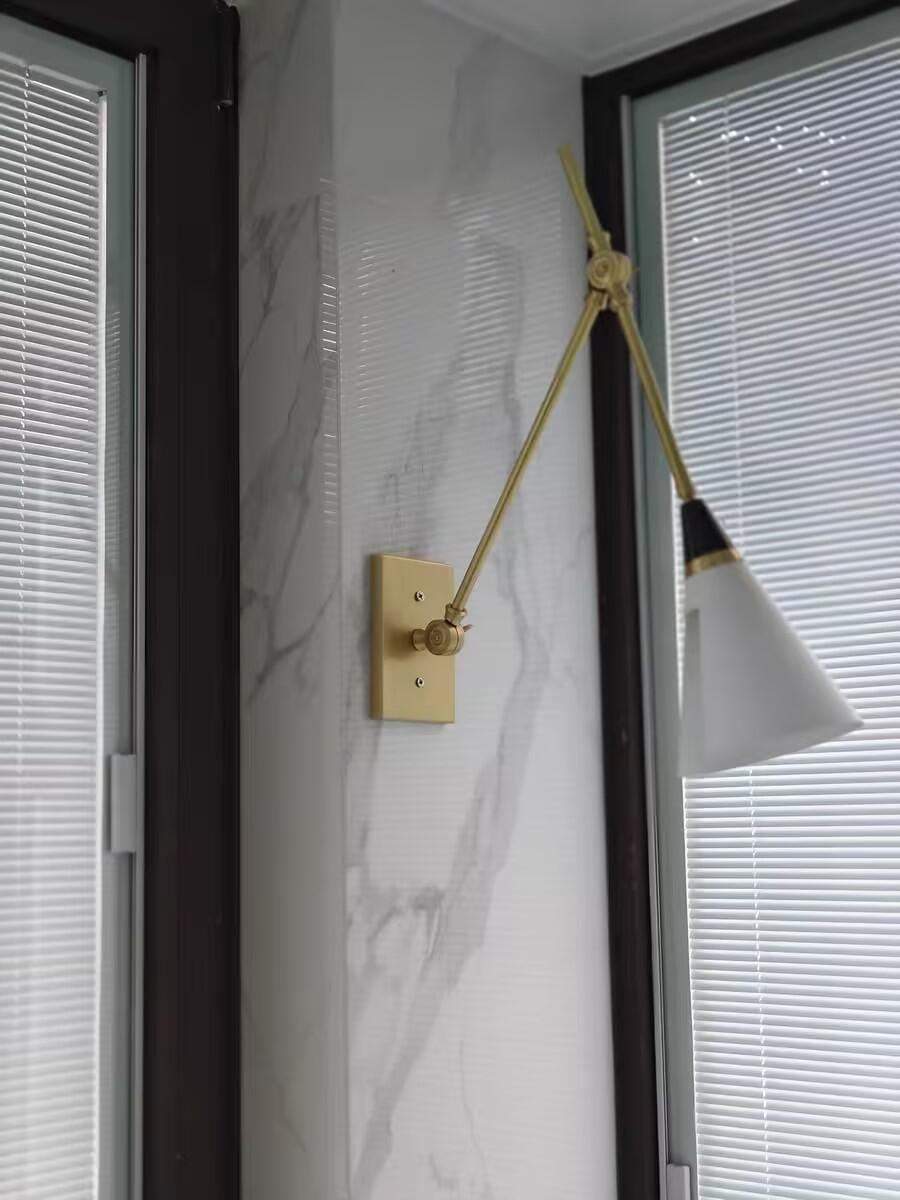 Customer photo review of Articulated Wall Light, Swivel Shade, Wall Sconce, 74 cm Long
